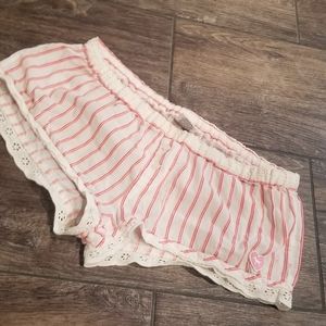 Victoria's secret striped pink shorts